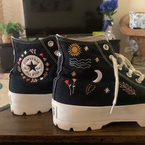 Converse Embroidered Hi-Top Lugged